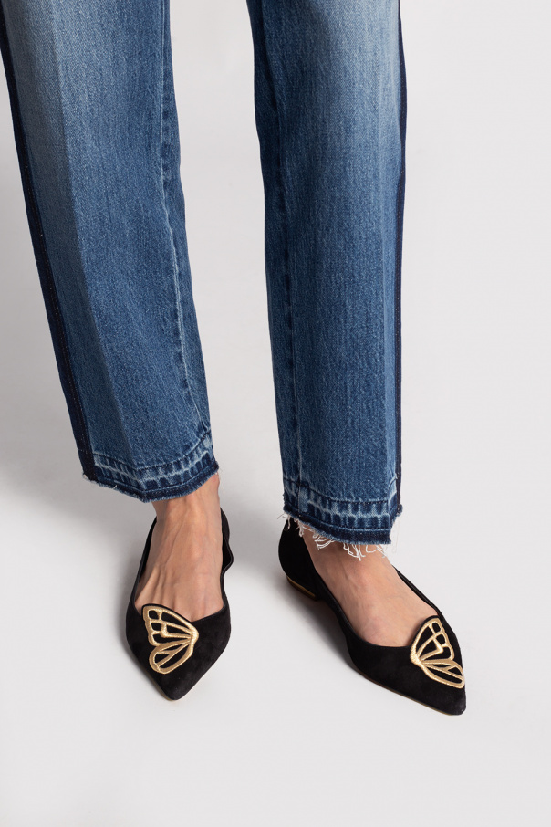 Sophia webster black store flats